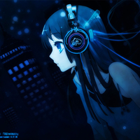 headphone anime girl