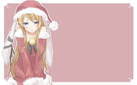 ore_no_imouto_ga_konna_ni_kawaii_wake_ga_nai - kirino, traje santa, anime girl, christmas