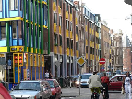 Colorful Buildings - colorful, street, buildings, foreign