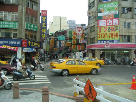 Asian Colorful Street - bright, street, businesses, color, asian