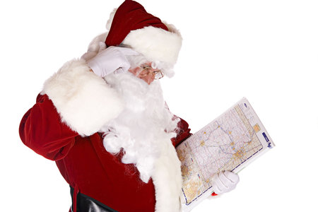 Santa Delivery Route - christmas, santa, xmas, holidays