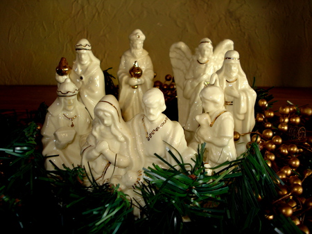 Holy Family - christ, x-mas, decoration, religion, ornaments