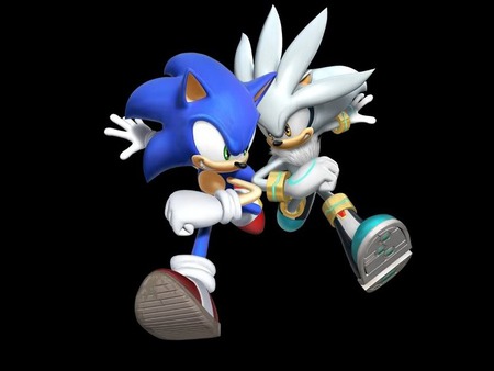 SONIC speed challenge against  SILVER - sonic rush, sonic, silver, rush