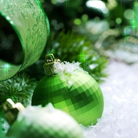 Green decorations