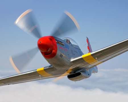 North American P51 Mustang - p51, world, usaf, american, ww2, war, fighter, north, mustang