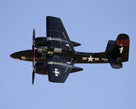 Grumman F7F-3N Tigercat - tigercat, grumman, war, navy, fighter, f7f