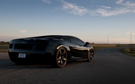 Black Lambo - lamborghini, luxury, speed, photography, cars, power