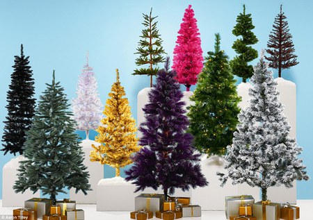 Christmas trees - fantasy, trees, christmas, colourful