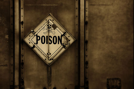 Poison - sign, fantasy, door, poison