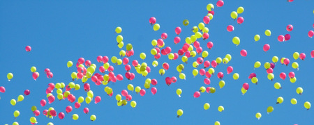 ballons - sky, note, color, float, fly