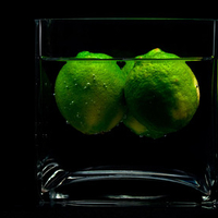 limes in glass