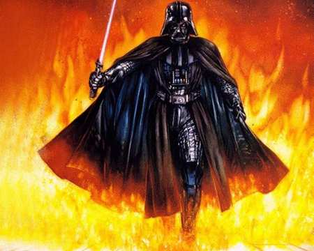 vader out of hell - anime, wars, star, toon