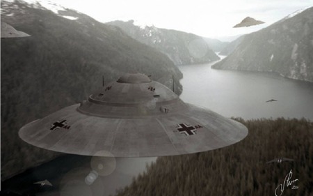 german  ufo - ufo, plane, alien, craft