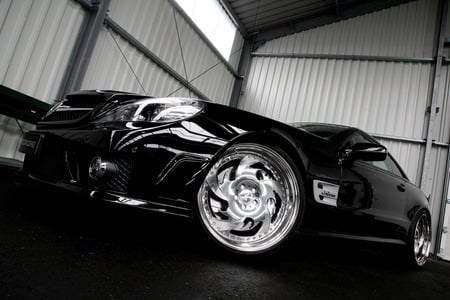 Black Mercedes - luxury, speed, photography, cars, black, mercedes, power