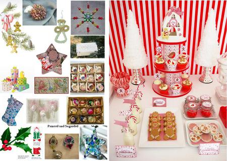 A Simple Christmas - decorated cookies, handmade and crafts, old fashioned bulbs, decorating