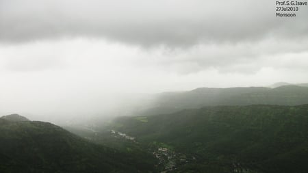 Monsoon - pune, sahydri mountain, sinhgad fort, monsoon