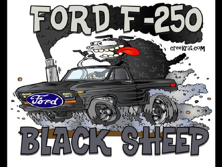 Black Sheep - ford, humor, f250, truck