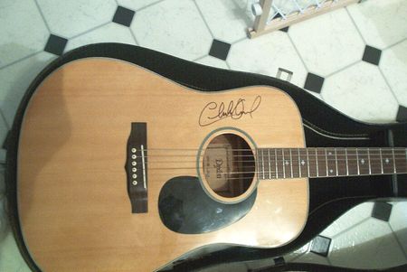 My Charlie Daniels Autographed Guitar - guitar, autographed, cdb, charlie daniels band, charlie daniels