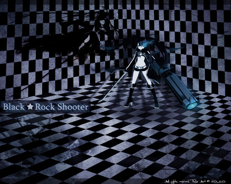 Black Rock Shooter by FELIX - shooter, rock, black, black rock, black rock shooter