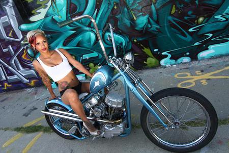 Tattoos - bike, custom, sexy, model