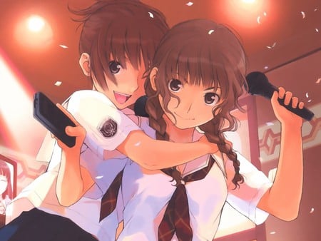 kimikiss friends - anime, girls, kimikiss, manga