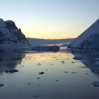 Sunset in Antartica 2