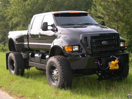 Ford Truck - 4x4, ford, black, truck