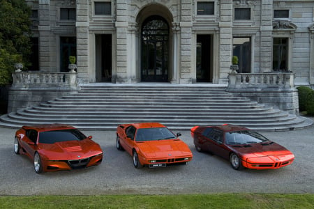 M1 - bmw, cars, orange, m1