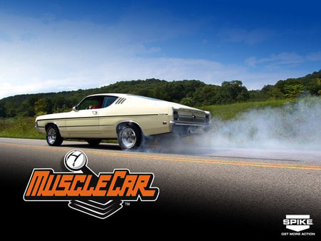 Muscle - burnout, muscle, car, smoke