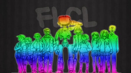 FLCL colors - colors, furikuri, flcl, vespa