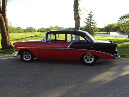 1956 Chevrolet 150 sedan - classic, sedan, chevy, vintage