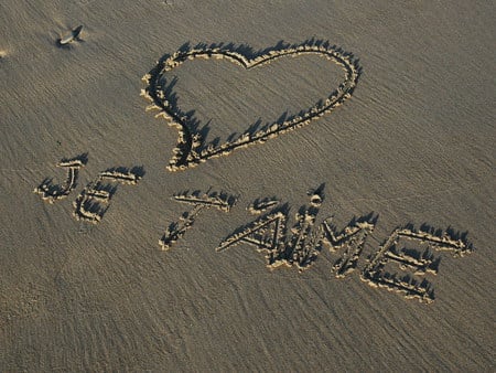 Pour  Toi - love, beach, amour, sand