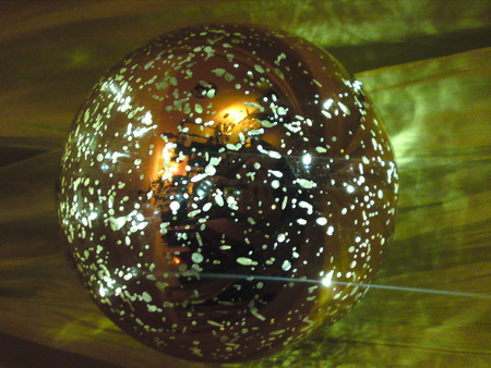 Life in a bubble sphere - shiny, abstract, sphere, green