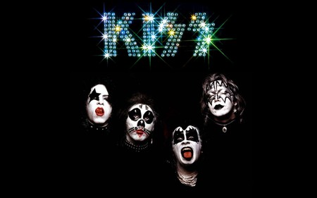 kiss - music, men, funny, rock, loud, makeup