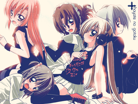 hyate the combat butler group picture - hyate the combat butler, friends, anime, charaters