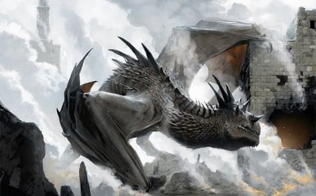 atack of dragon - epic dragon, atacking dragon, dragons, dragon wallpapers