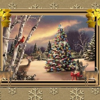 Pretty christmas scene