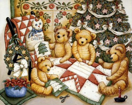 christmas teddys