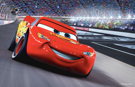 FLASH  MCqueen - toon, anime, car, race