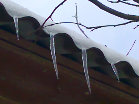 winter wonder - winter, iced water, icicle