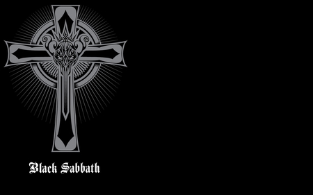 Black Sabbath - cross, heavy metal, black sabbath, dark