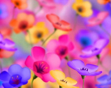 COLOFUL - color, flower, nature, fleur