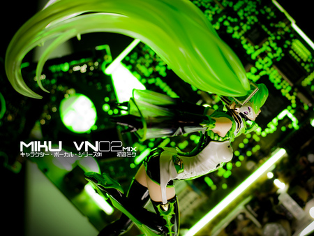 miku VN02 mix - vn02, vocaloid, awesome, miku, green