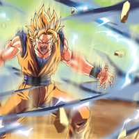 Goku Charging Up