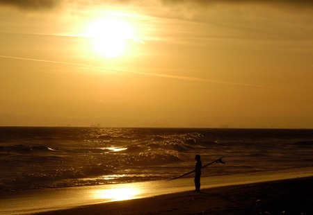 Huntington Beach - nature, beach, california, huntington beach, sunsets, sun