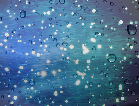 Motion Nr. 7 - abstract, motion, raindrops, stars