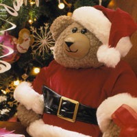 Christmas bear toy