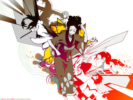 samurai champloo - samurai champloo, jin, mugen, fuu