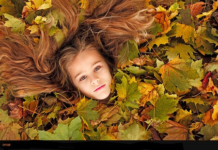 Rake Break - charm, green, brown, girl, beut, child