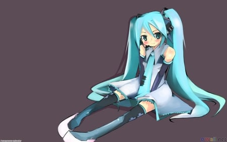 miku - miku, idol, diva, blue